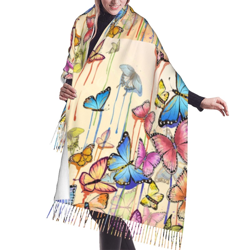 Woven Scarf Blanket - Cachecol de Cashmere de Inverno com