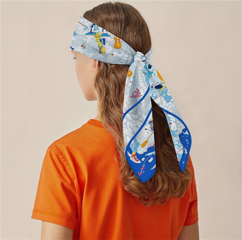 Écharpes foulards femme envolt - Scarf Silk Square avaliação e preço