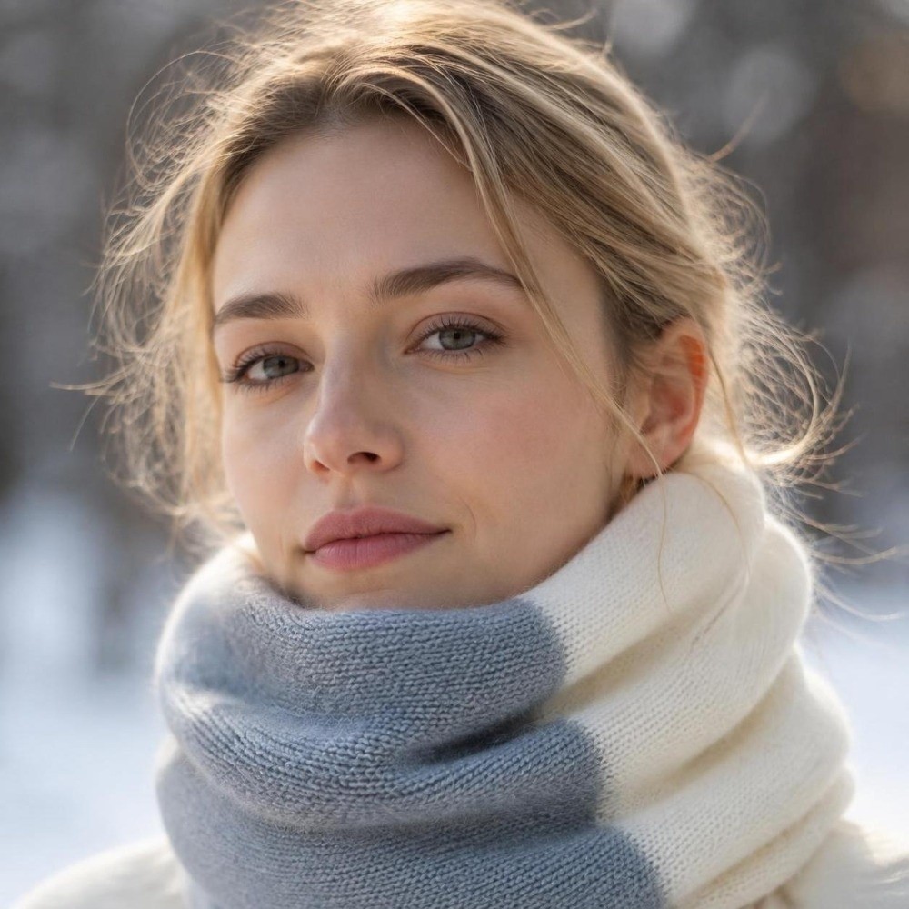 Cachecol Infinito de Cores Com - Infinity Scarf Knit avaliação e preço