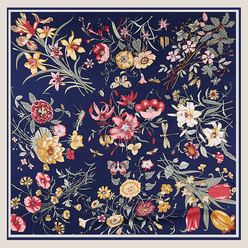 Pobing sarja lenço de seda fem - Scarf Silk Square avaliação e preço