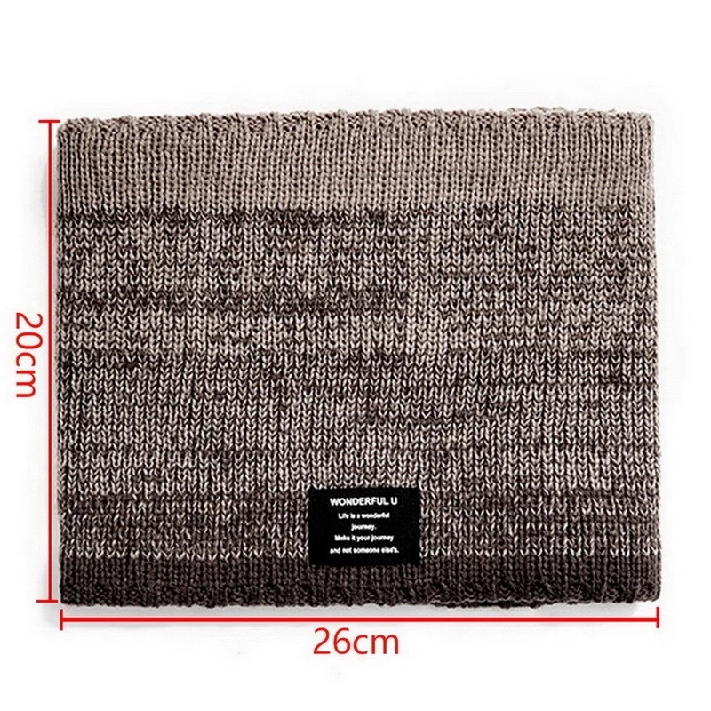 Lenço de inverno para homens a - Muffler Men Wool avaliação e preço