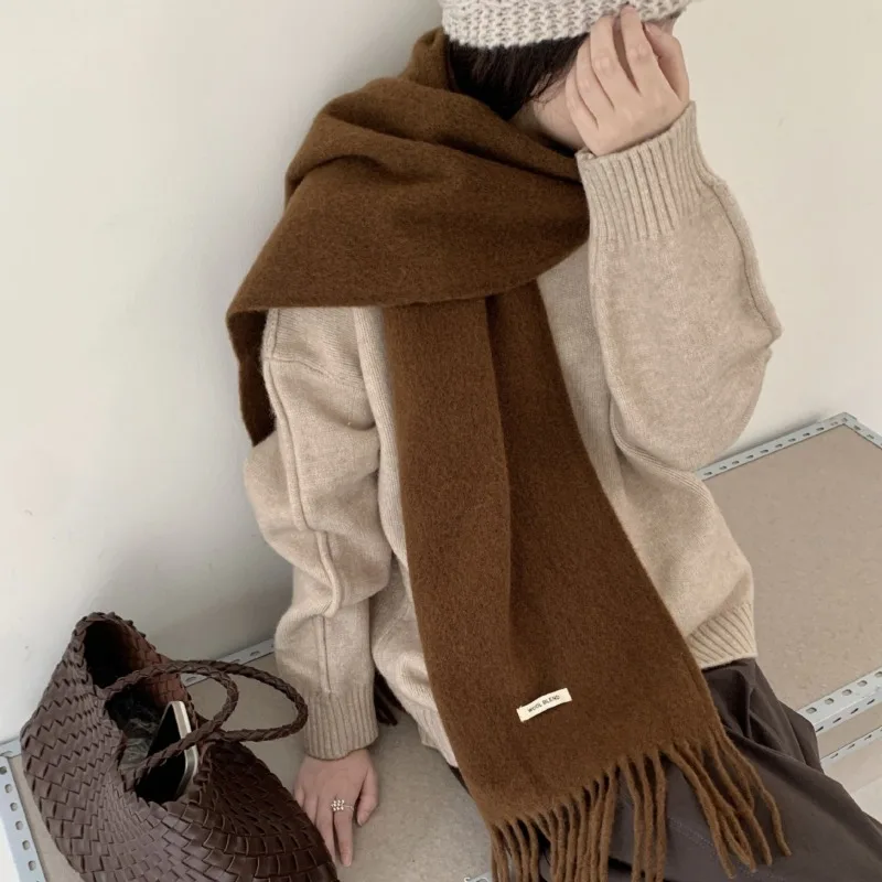Cachecol Chic Coreano com Fran - Muffler Men Wool avaliação e preço