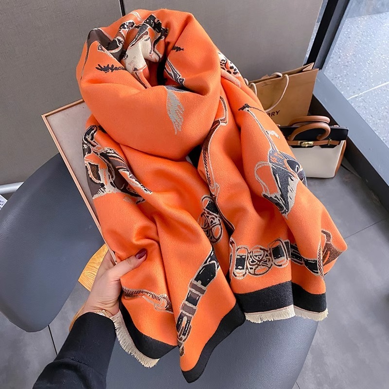 Retro cavaleiro cavalo imitaçã - Muffler Men Wool avaliação e preço