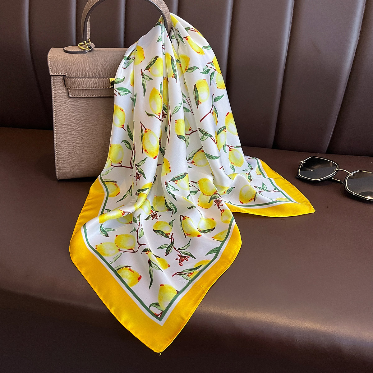 2025 novo lenço de seda quadra - Scarf Silk Square avaliação e preço